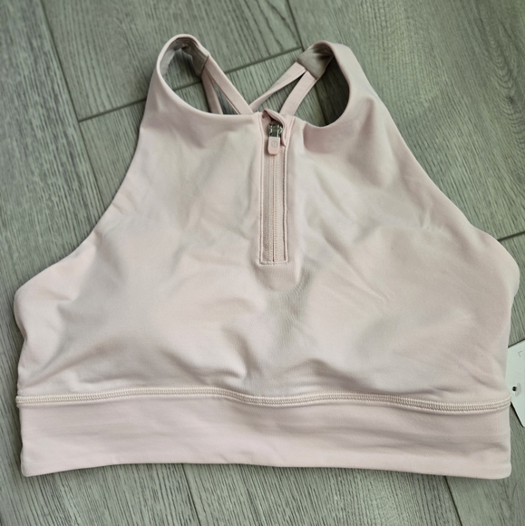 Lululemon Highneck Energy Bra Zip Flush Pink - Picture 7 of 7